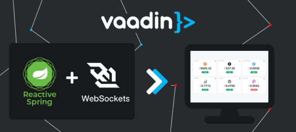 Display realtime crypto prices with Vaadin and Spring Reactive